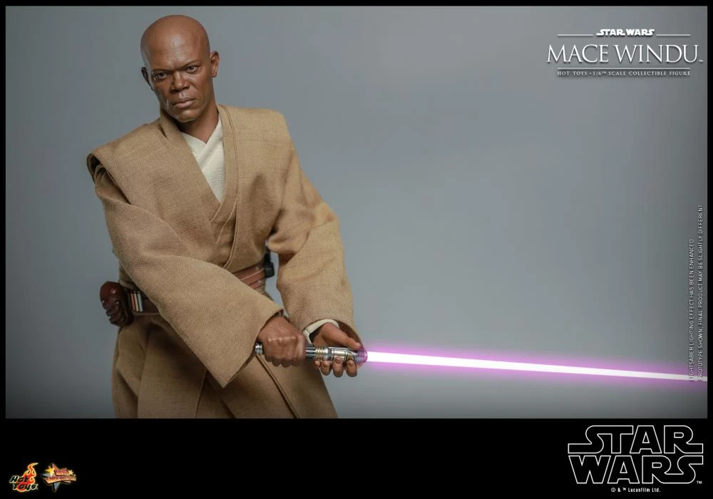 PRE-ORDER Star Wars: Attack Of The Clones Mace Windu 1/6th Scale Collectible Figure 18 PRE-ORDER Star Wars: Attack Of The Clones Mace Windu 1/6th Scale Collectible Figure - Image 18