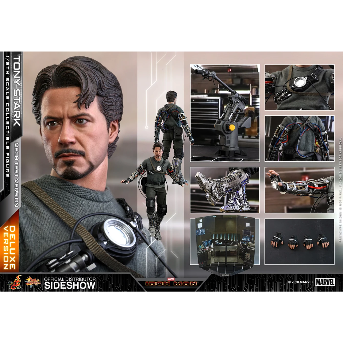 Tony Stark (Mech Test Deluxe Version) Sixth Scale Figure 4 Tony Stark (Mech Test Deluxe Version) Sixth Scale Figure - Image 4