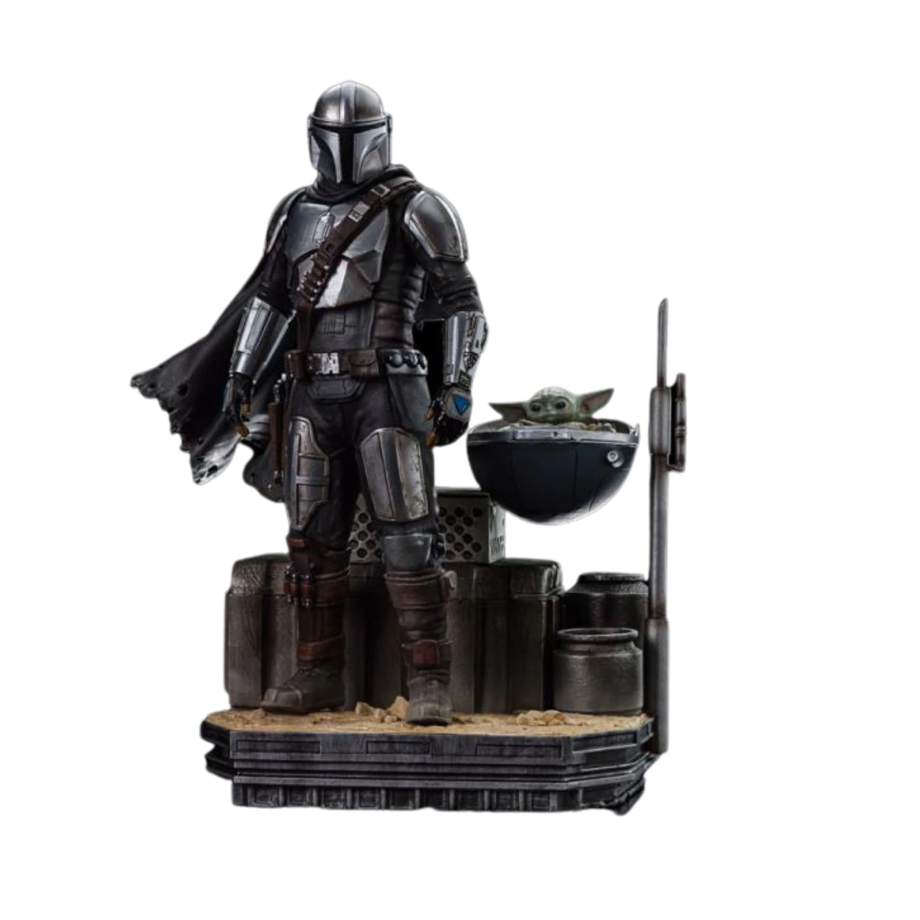 PRE-ORDER The Mandalorian Din Djarin And Grogu 1/10 Art Scale Limited Edition Statue 1 PRE-ORDER The Mandalorian Din Djarin And Grogu 1/10 Art Scale Limited Edition Statue