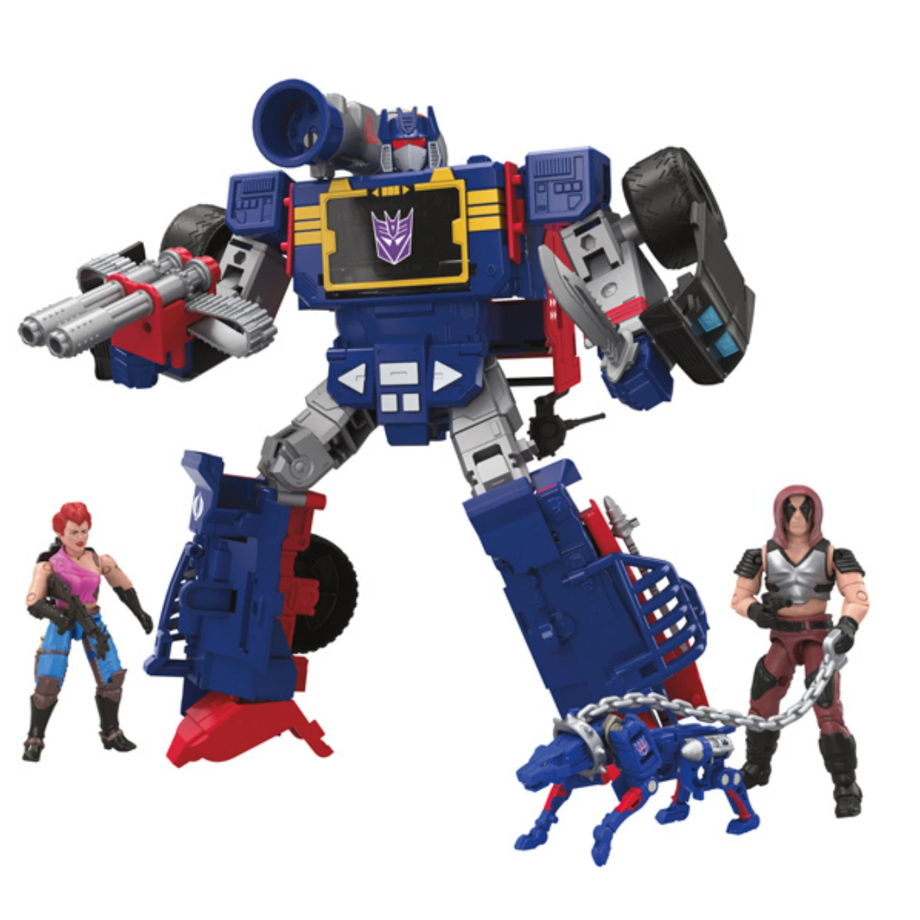 Transformers Collaborative G.I. Joe X Transformers Decepticon Soundwave Dreadnok Thunder Machine Figure Set 1 Transformers Collaborative G.I. Joe X Transformers Decepticon Soundwave Dreadnok Thunder Machine Figure Set