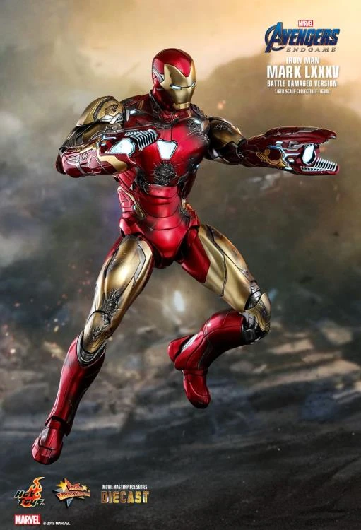 Avengers: Endgame MMS528D33 Iron Man Mark LXXXV (Battle Damaged Ver.) 1/6th Scale Collectible Figure 5 Avengers: Endgame MMS528D33 Iron Man Mark LXXXV (Battle Damaged Ver.) 1/6th Scale Collectible Figure - Image 5