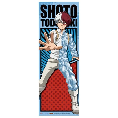 My Hero Academia Shoto Todoroki Battle Suit Wall Scroll 1 My Hero Academia Shoto Todoroki Battle Suit Wall Scroll
