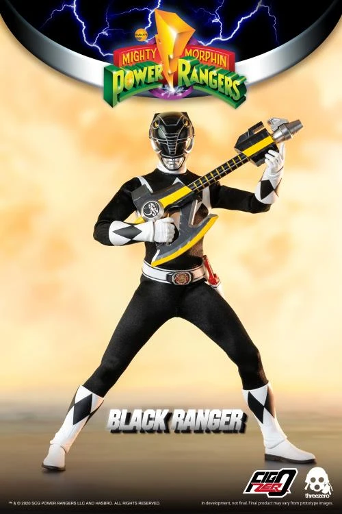 Mighty Morphin Power Rangers FigZero Black Ranger 1/6 Scale Figure 2 Mighty Morphin Power Rangers FigZero Black Ranger 1/6 Scale Figure - Image 2