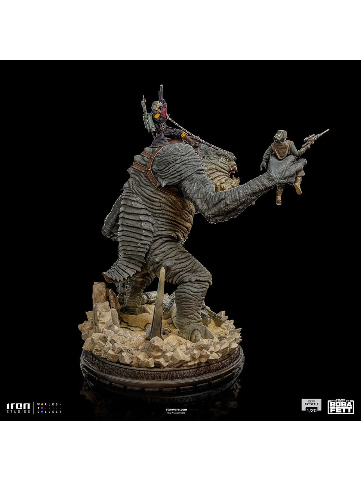 PRE-ORDER - Statue Boba Fett & Rancor - The Book Of Boba Fett - Demi Art Scale 1/20 - Iron Studios 4 PRE-ORDER - Statue Boba Fett & Rancor - The Book Of Boba Fett - Demi Art Scale 1/20 - Iron Studios - Image 4