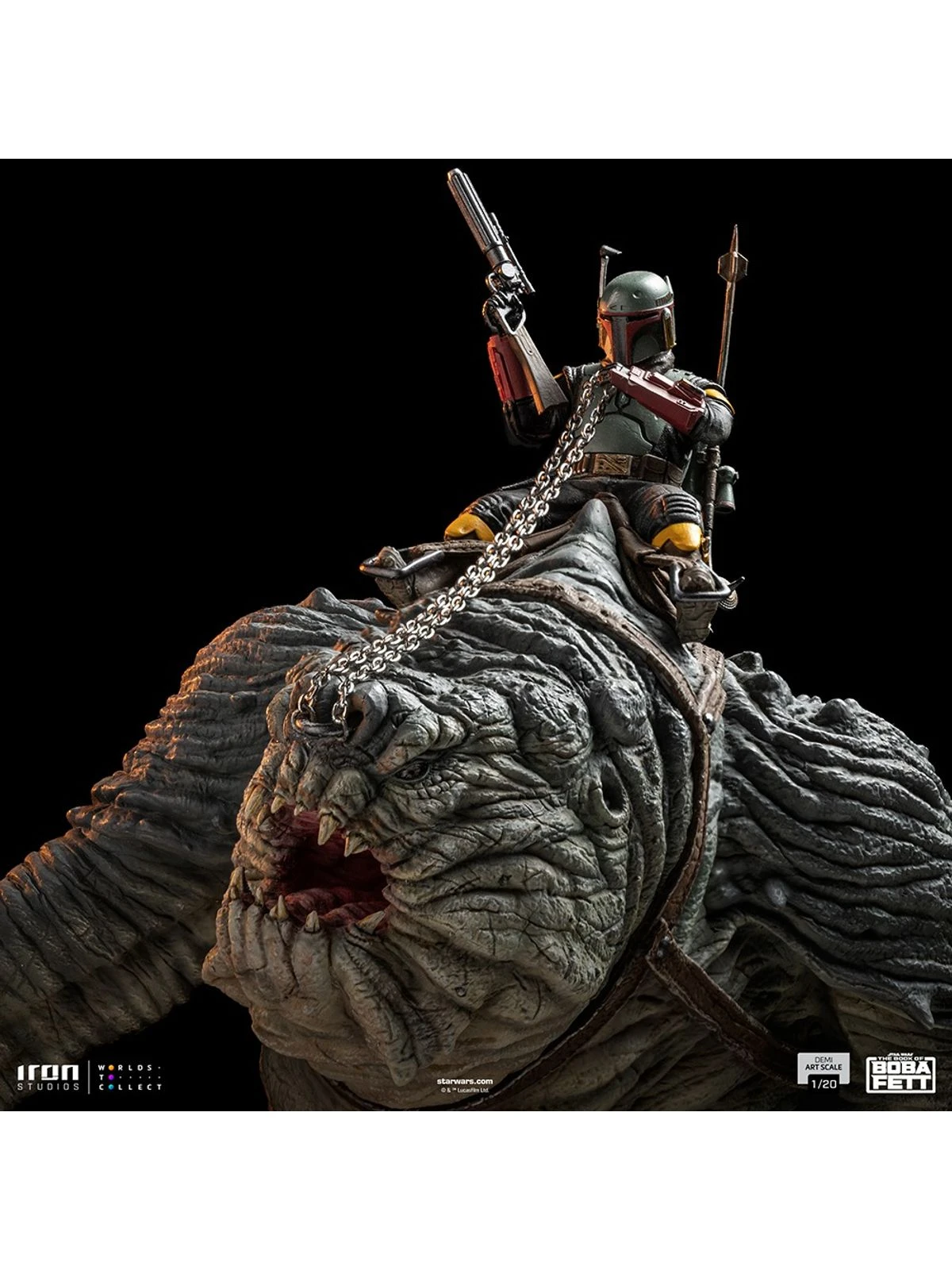 PRE-ORDER - Statue Boba Fett & Rancor - The Book Of Boba Fett - Demi Art Scale 1/20 - Iron Studios 9 PRE-ORDER - Statue Boba Fett & Rancor - The Book Of Boba Fett - Demi Art Scale 1/20 - Iron Studios - Image 9