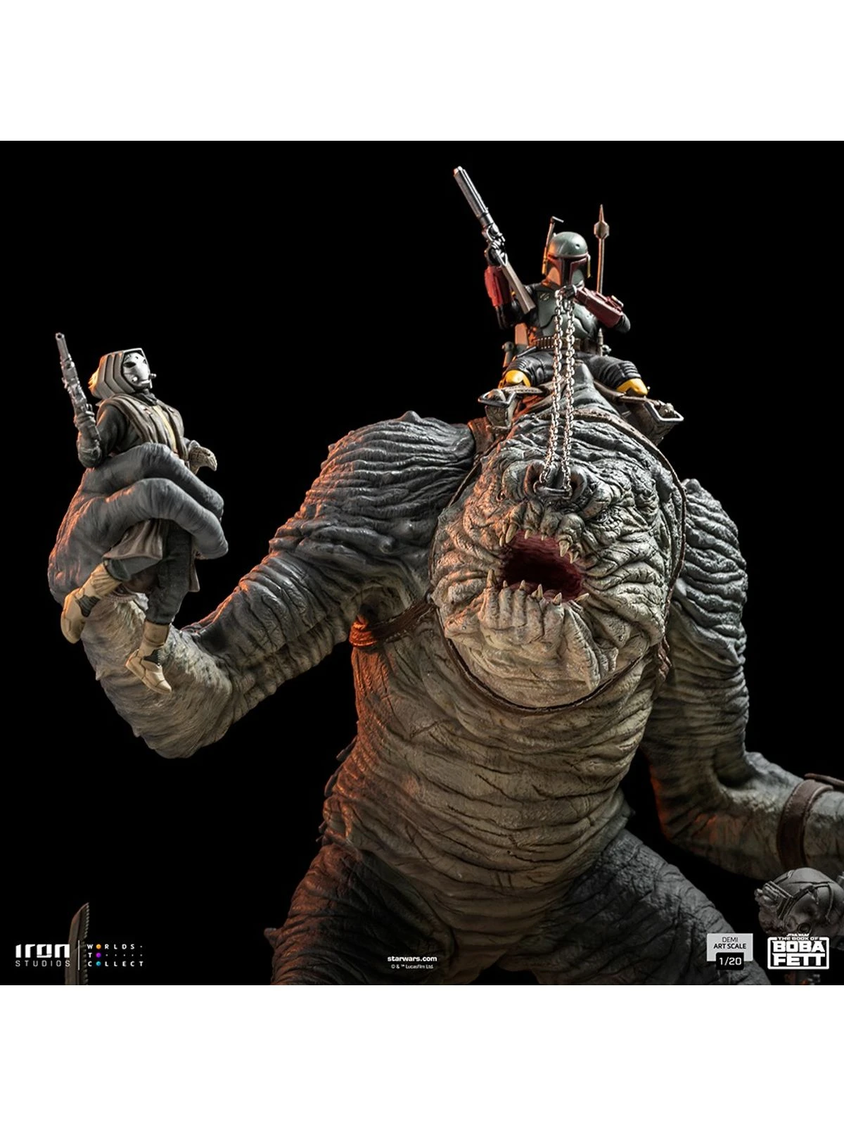 PRE-ORDER - Statue Boba Fett & Rancor - The Book Of Boba Fett - Demi Art Scale 1/20 - Iron Studios 10 PRE-ORDER - Statue Boba Fett & Rancor - The Book Of Boba Fett - Demi Art Scale 1/20 - Iron Studios - Image 10