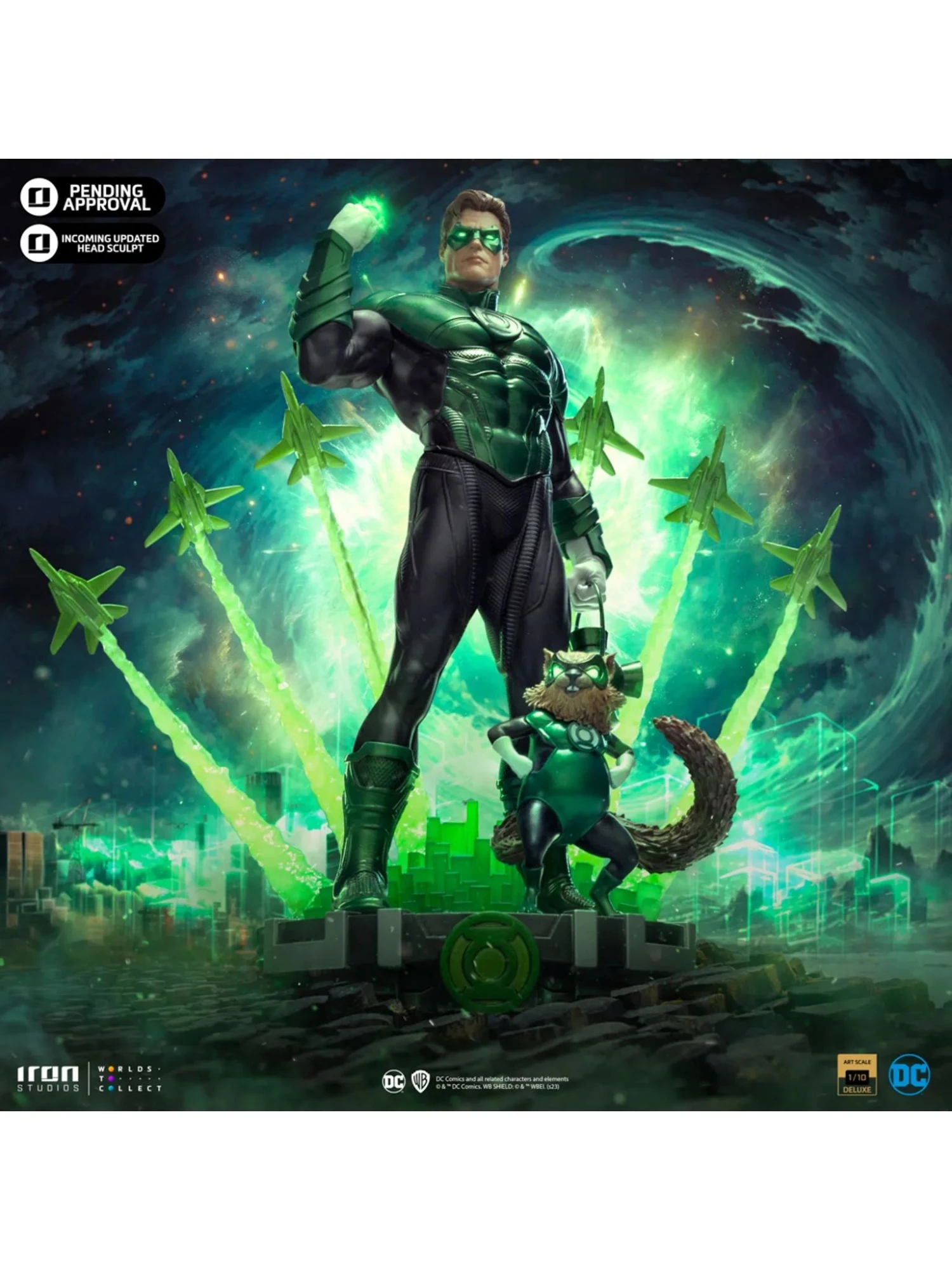 PRE-ORDER Statue Green Lantern Unleashed Deluxe - DC Comics - Art Scale 1/10 - Iron Studios 2 PRE-ORDER Statue Green Lantern Unleashed Deluxe - DC Comics - Art Scale 1/10 - Iron Studios - Image 2