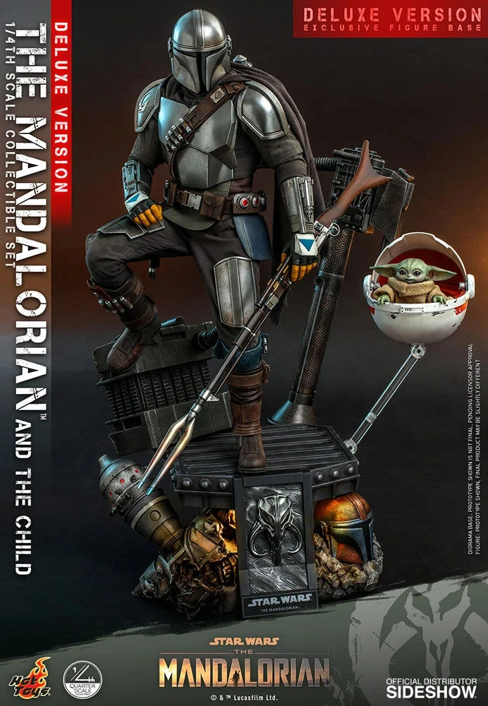 The Mandalorian™ And The Child (Deluxe) Collectible Set By Hot Toys 2 The Mandalorian™ And The Child (Deluxe) Collectible Set By Hot Toys - Image 2
