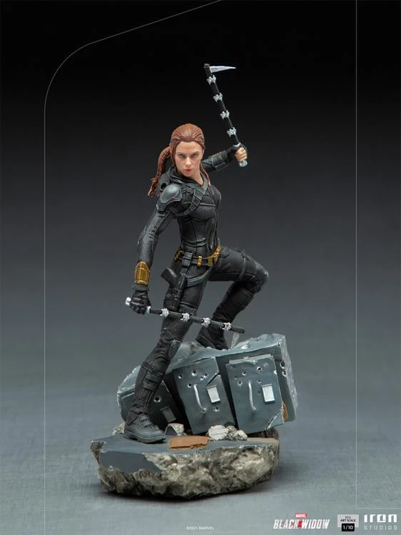 Black Widow Battle Diorama Series Natasha Romanoff 1/10 Art Scale Limited Edition Statue 3 Black Widow Battle Diorama Series Natasha Romanoff 1/10 Art Scale Limited Edition Statue - Image 3