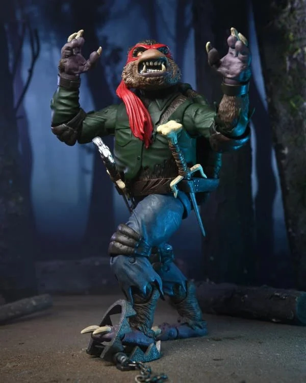 NECA Universal Monsters X Teenage Mutant Ninja Turtles Ultimate Raphael As Wolfman 2 NECA Universal Monsters X Teenage Mutant Ninja Turtles Ultimate Raphael As Wolfman - Image 2