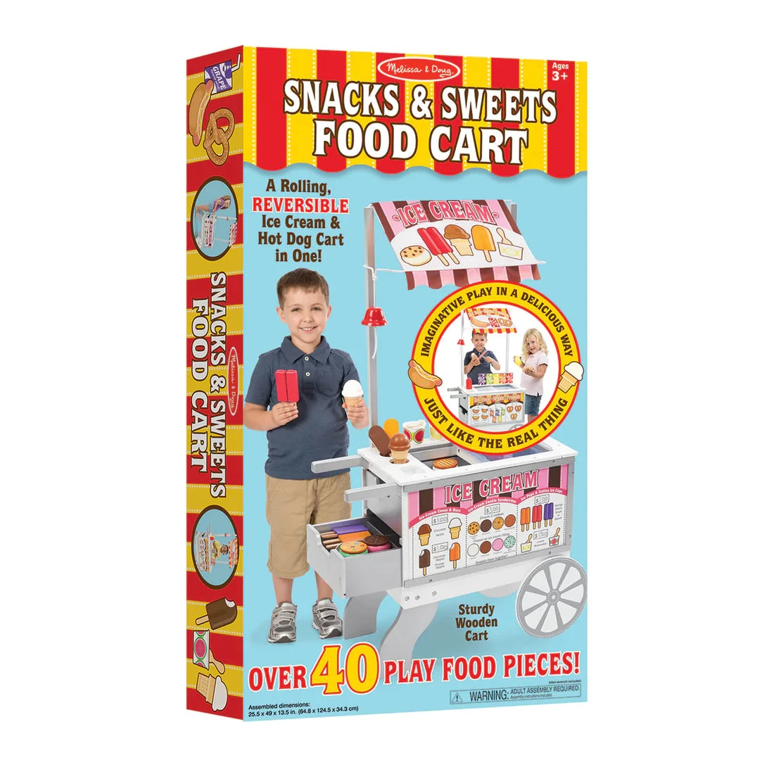 Melissa & Doug Snacks & Sweets Food Cart Melissa And Doug 2 Melissa & Doug Snacks & Sweets Food Cart Melissa And Doug - Image 2