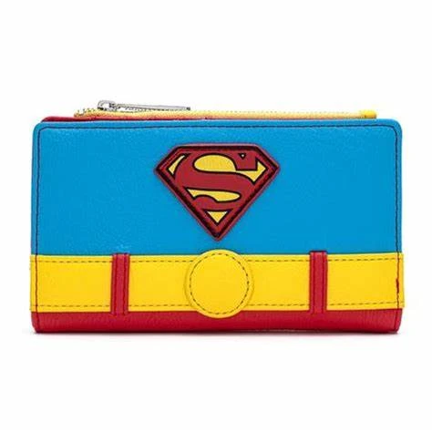 LOUNGEFLY X DC COMICS CLASSIC SUPERMAN COSPLAY WALLET 1 LOUNGEFLY X DC COMICS CLASSIC SUPERMAN COSPLAY WALLET
