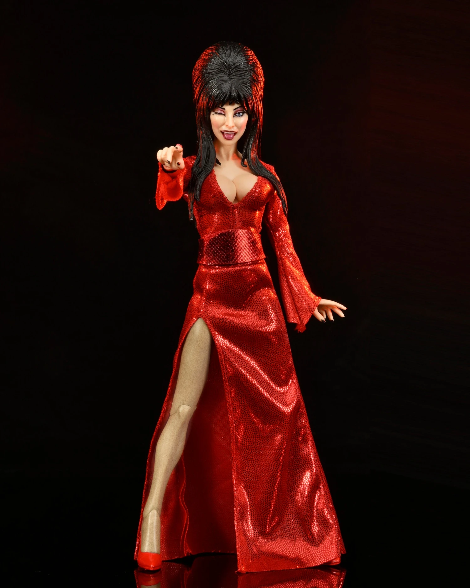 NECA Elvira 8” Clothed Action Figure – “Red, Fright, And Boo” 3 NECA Elvira 8” Clothed Action Figure – “Red, Fright, And Boo” - Image 3