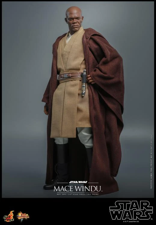 PRE-ORDER Star Wars: Attack Of The Clones Mace Windu 1/6th Scale Collectible Figure 3 PRE-ORDER Star Wars: Attack Of The Clones Mace Windu 1/6th Scale Collectible Figure - Image 3