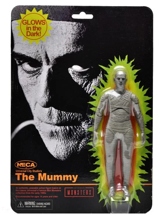 NECA Universal Monsters Retro Glow-In-The-Dark The Mummy Figure 3 NECA Universal Monsters Retro Glow-In-The-Dark The Mummy Figure - Image 3