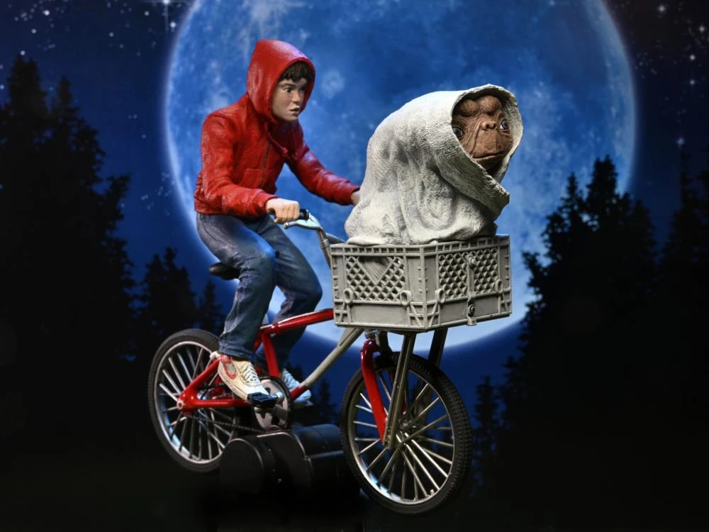 NECA E.T. 40th Anniversary Elliot & E.T. On Bicycle 7" Scale Figure 5 NECA E.T. 40th Anniversary Elliot & E.T. On Bicycle 7" Scale Figure - Image 5