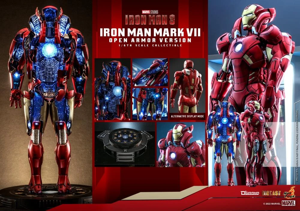 PRE-ORDER Iron Man 3 DS004D51 Iron Man Mark VII (Open Armor Ver.) 1/6 Scale Collectible Diorama 17 PRE-ORDER Iron Man 3 DS004D51 Iron Man Mark VII (Open Armor Ver.) 1/6 Scale Collectible Diorama - Image 17