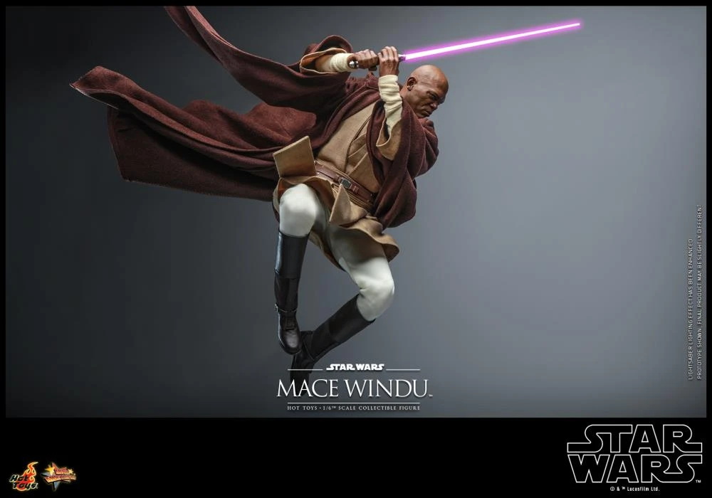 PRE-ORDER Star Wars: Attack Of The Clones Mace Windu 1/6th Scale Collectible Figure 16 PRE-ORDER Star Wars: Attack Of The Clones Mace Windu 1/6th Scale Collectible Figure - Image 16