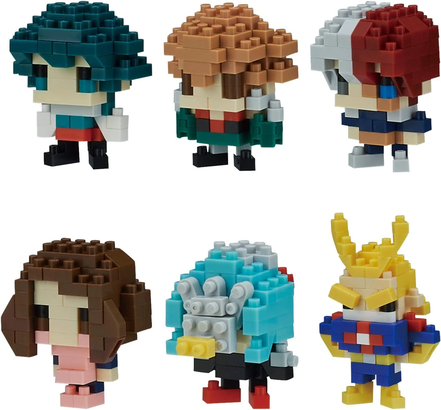 Nanoblock - My Hero Academia Vol. 1 (Box Of 6 Blind Boxes), Nanoblock Mininano Series 1 Nanoblock - My Hero Academia Vol. 1 (Box Of 6 Blind Boxes), Nanoblock Mininano Series