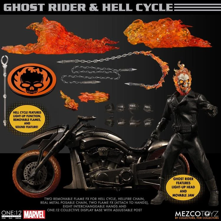 Marvel One:12 Collective Ghost Rider & Hell Cycle Set 6 Marvel One:12 Collective Ghost Rider & Hell Cycle Set - Image 6