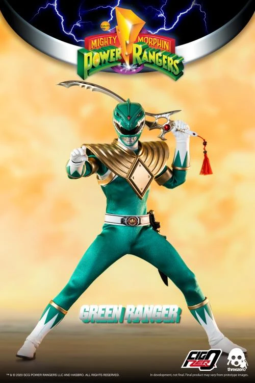 Mighty Morphin Power Rangers FigZero Green Ranger 1/6 Scale Figure 3 Mighty Morphin Power Rangers FigZero Green Ranger 1/6 Scale Figure - Image 3