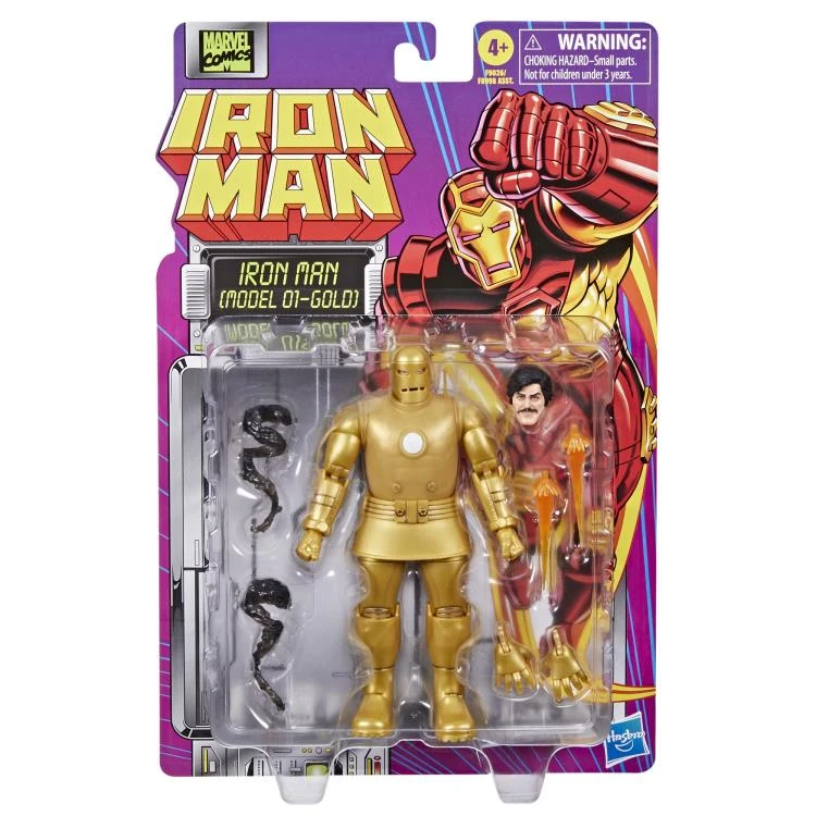 Tales Of Suspense Marvel Legends Retro Collection Iron Man (Model 01 - Gold) 2 Tales Of Suspense Marvel Legends Retro Collection Iron Man (Model 01 - Gold) - Image 2