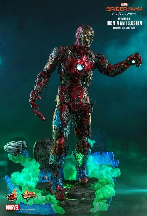 Spider-Man: Far From Home MMS580 Mysterio's Iron Man Illusion 1/6th Scale Collectible Figure 7 Spider-Man: Far From Home MMS580 Mysterio's Iron Man Illusion 1/6th Scale Collectible Figure - Image 7