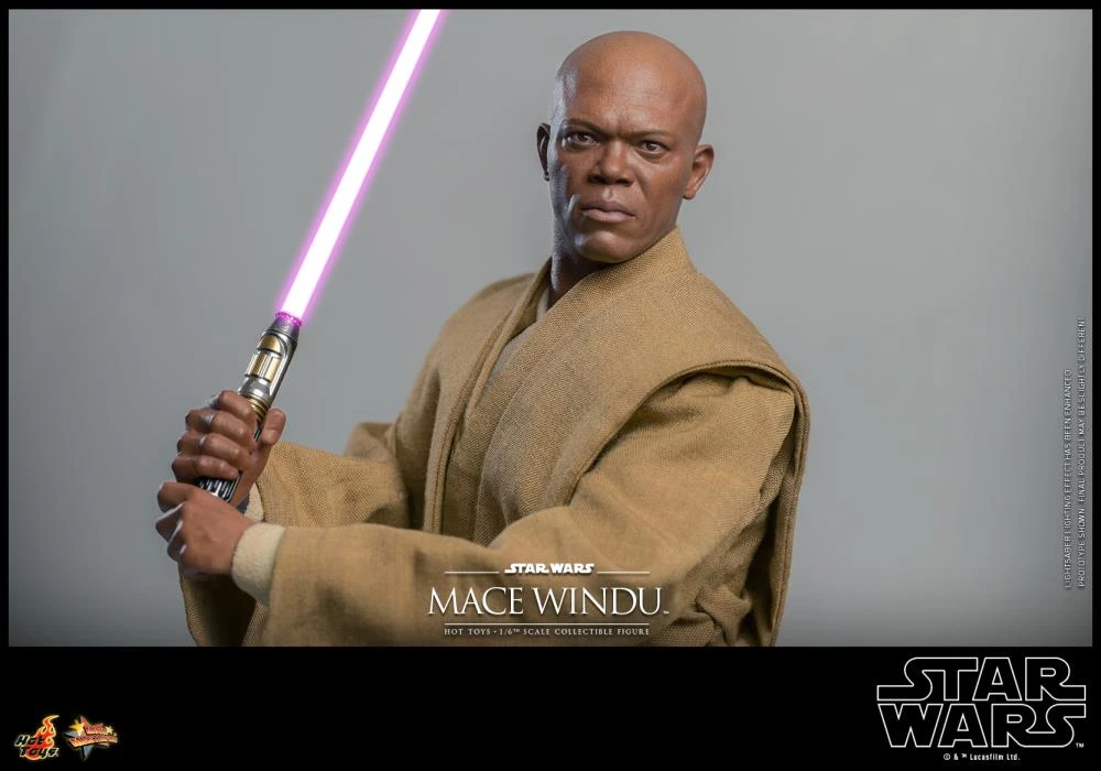 PRE-ORDER Star Wars: Attack Of The Clones Mace Windu 1/6th Scale Collectible Figure 14 PRE-ORDER Star Wars: Attack Of The Clones Mace Windu 1/6th Scale Collectible Figure - Image 14