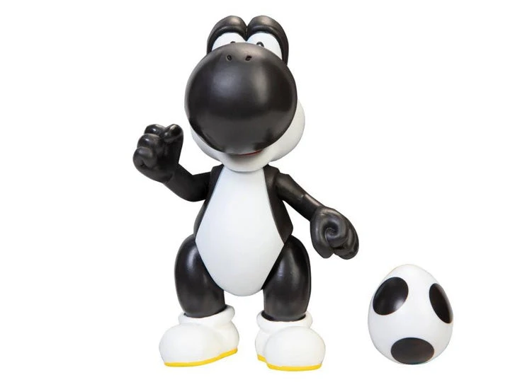 World Of Nintendo 4" Black Yoshi With Egg 1 World Of Nintendo 4" Black Yoshi With Egg