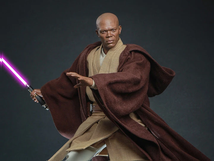 PRE-ORDER Star Wars: Attack Of The Clones Mace Windu 1/6th Scale Collectible Figure 2 PRE-ORDER Star Wars: Attack Of The Clones Mace Windu 1/6th Scale Collectible Figure - Image 2