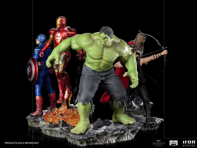 The Infinity Saga Battle Diorama Series Hulk (Battle Of New York) 1/10 Art Scale Limited Edition Statue 2 The Infinity Saga Battle Diorama Series Hulk (Battle Of New York) 1/10 Art Scale Limited Edition Statue - Image 2