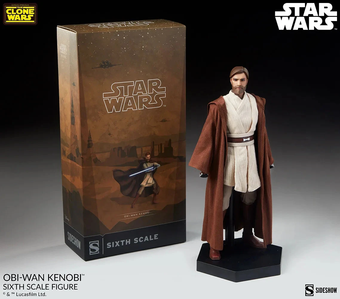 Obi-Wan Kenobi Sixth Scale Sideshow 6 Obi-Wan Kenobi Sixth Scale Sideshow - Image 6