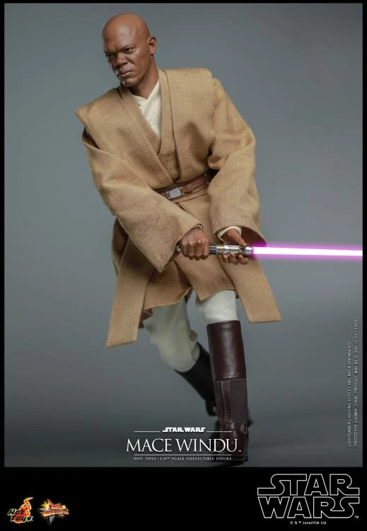 PRE-ORDER Star Wars: Attack Of The Clones Mace Windu 1/6th Scale Collectible Figure 12 PRE-ORDER Star Wars: Attack Of The Clones Mace Windu 1/6th Scale Collectible Figure - Image 12