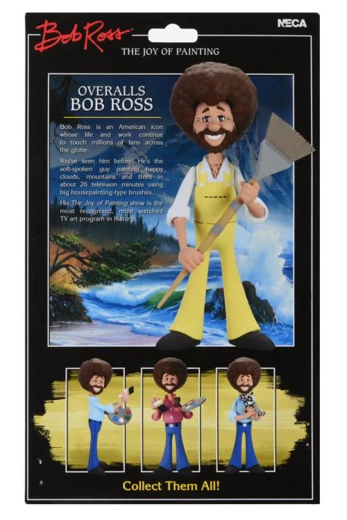 NECA The Joy Of Painting Toony Classics Bob Ross In Overalls 6 NECA The Joy Of Painting Toony Classics Bob Ross In Overalls - Image 6