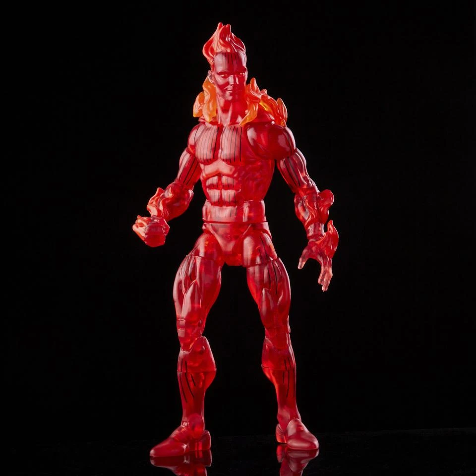 Marvel Legends Fantastic 4 Vintage Wave The Human Torch 6 Inch Action Figure 2 Marvel Legends Fantastic 4 Vintage Wave The Human Torch 6 Inch Action Figure - Image 2