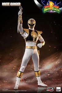 Mighty Morphin Power Rangers White Ranger 1:6 Scale 3 Mighty Morphin Power Rangers White Ranger 1:6 Scale - Image 3