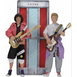 Bill & Ted's Excellent Adventure Bill & Ted Clothed Action Figures By Neca