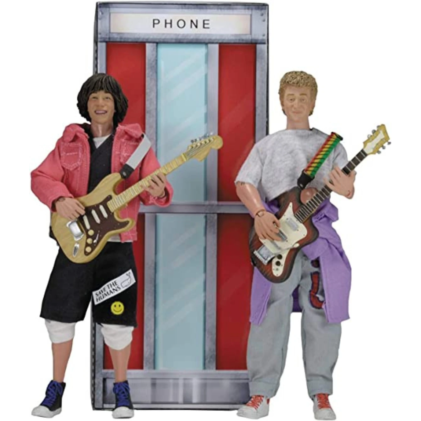 Bill & Ted's Excellent Adventure Bill & Ted Clothed Action Figures By Neca 1 Bill & Ted's Excellent Adventure Bill & Ted Clothed Action Figures By Neca