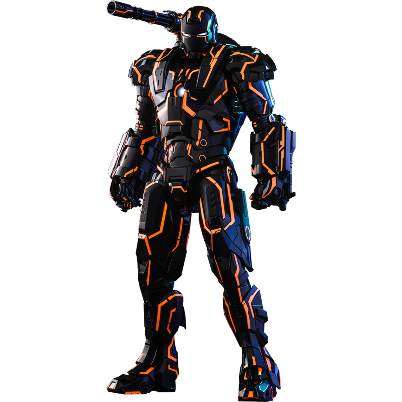 Neon Tech War Machine - Sixth Scale Figure By Hot Toys 1 Neon Tech War Machine - Sixth Scale Figure By Hot Toys