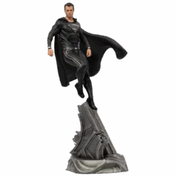 Superman Black Suit 1:10 Scale Statue By Iron Studios