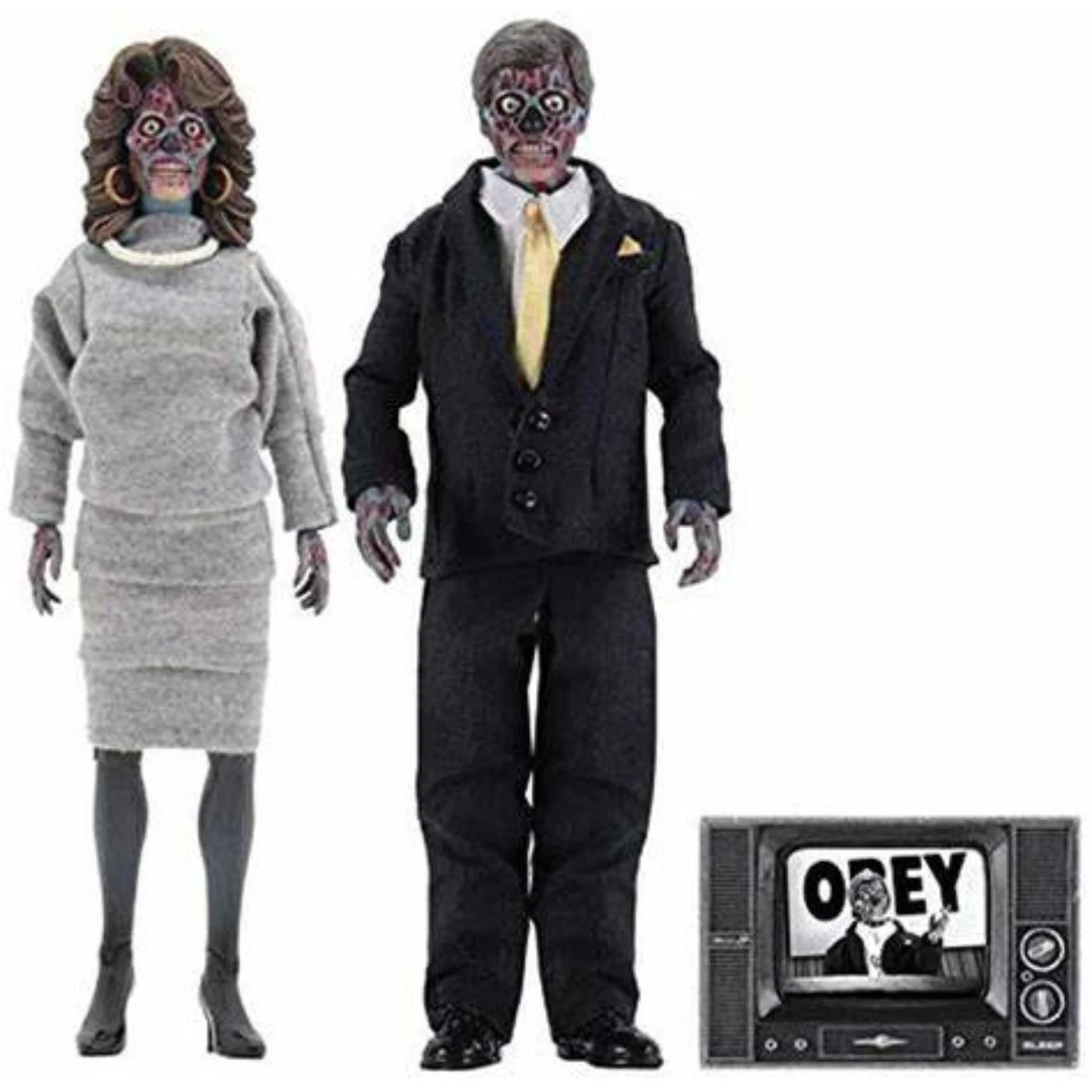They Live NECA Retro Clothed Alien 8" Action Fig 2 Pack 1 They Live NECA Retro Clothed Alien 8" Action Fig 2 Pack