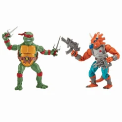 Teenage Mutant Ninja Turtles Classic Raphael Vs. Triceraton Action Figure 2-Pack