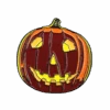 Pin- Halloween 1978 Pumpkin Pin