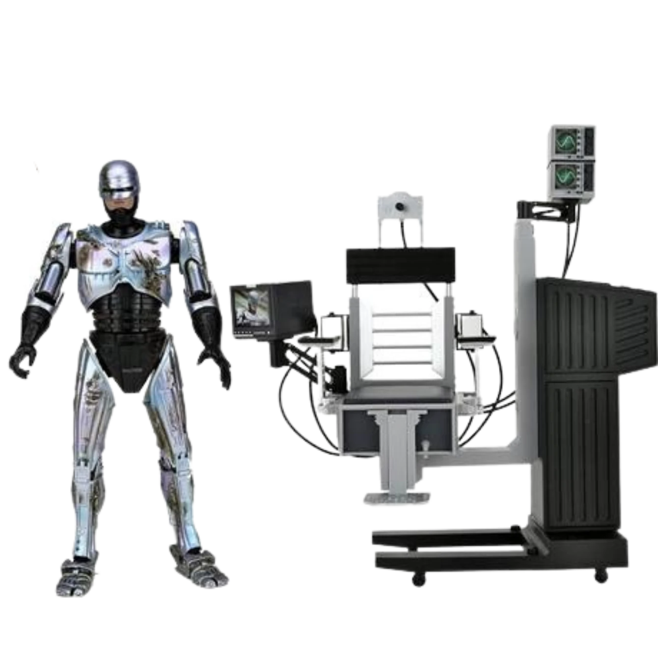 NECA 7″ Scale Action Figure – Ultimate Battle-Damaged RoboCop With Chair 1 NECA 7″ Scale Action Figure – Ultimate Battle-Damaged RoboCop With Chair