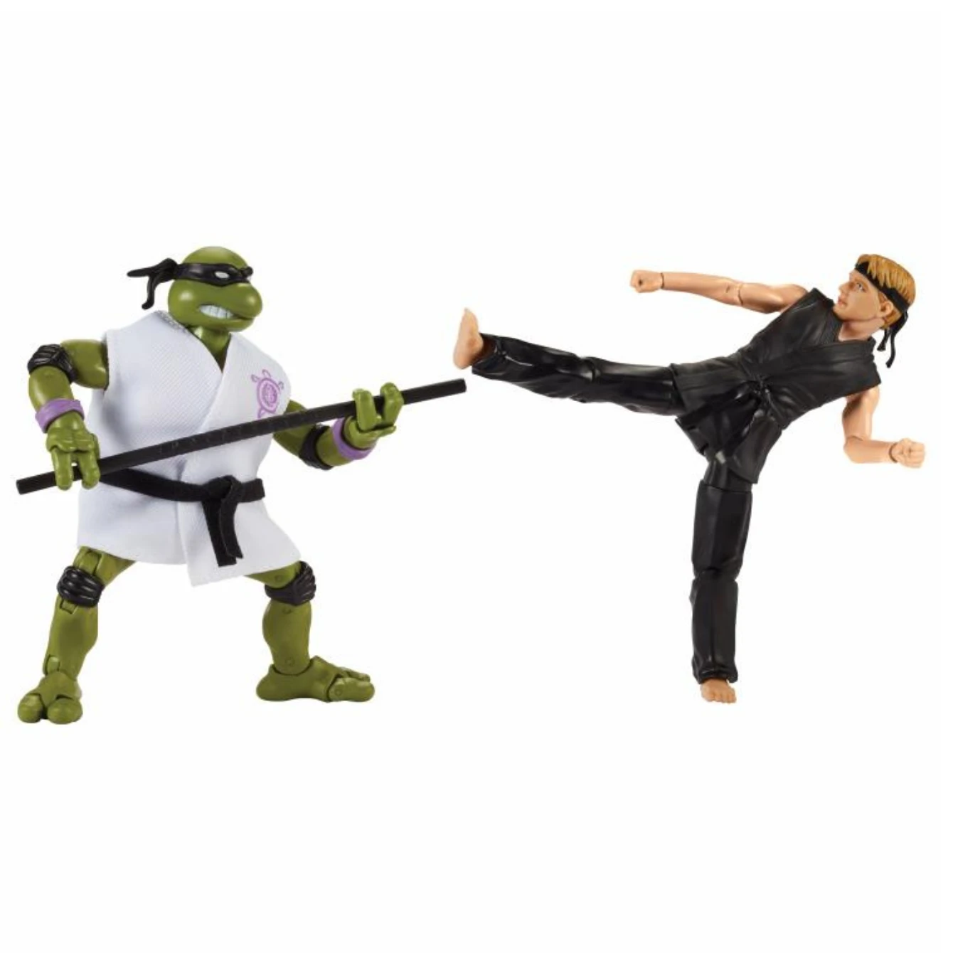 TMNT X Cobra Kai Donatello Vs. Johnny Lawrence Two-Pack 1 TMNT X Cobra Kai Donatello Vs. Johnny Lawrence Two-Pack
