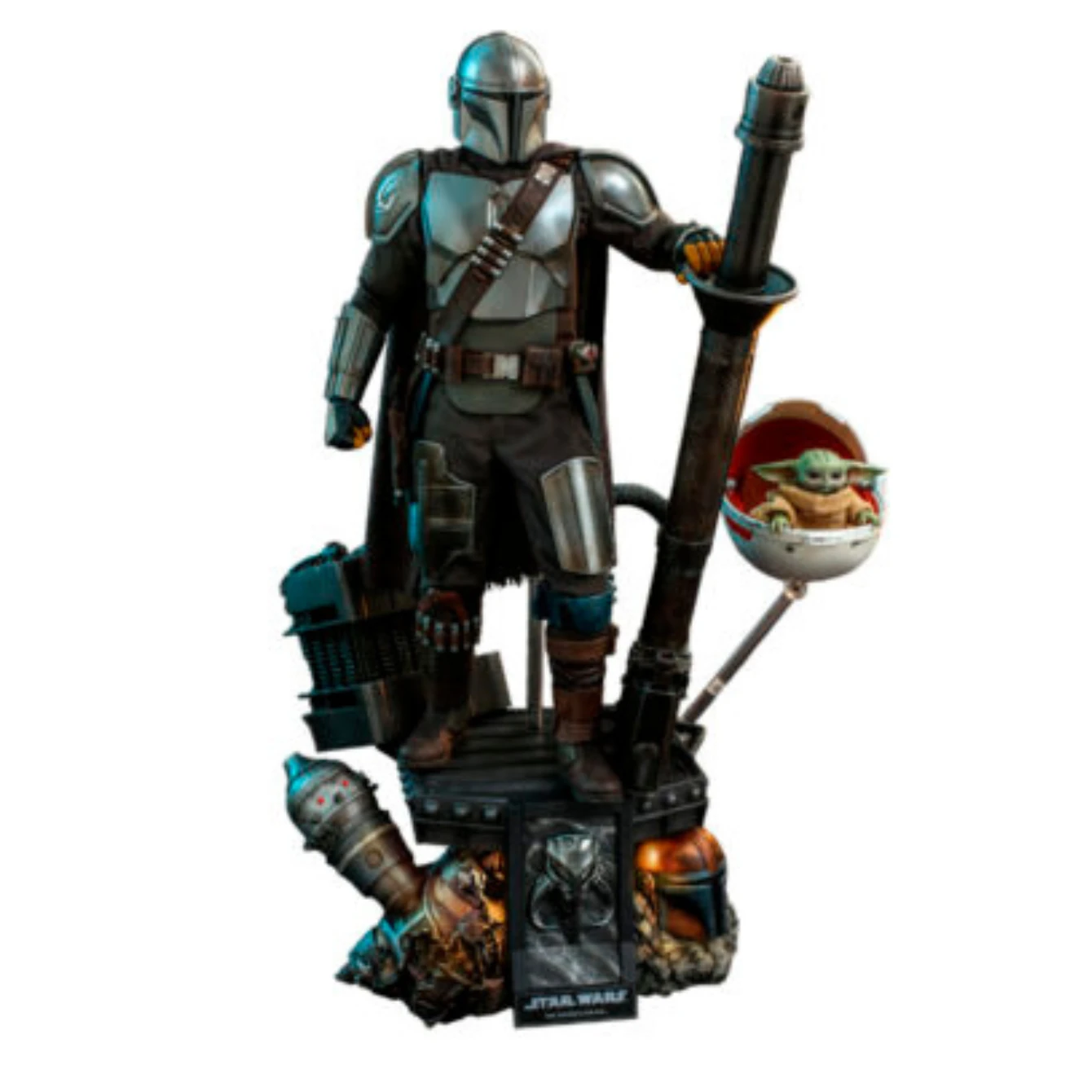 The Mandalorian™ And The Child (Deluxe) Collectible Set By Hot Toys 1 The Mandalorian™ And The Child (Deluxe) Collectible Set By Hot Toys