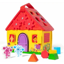 Melissa & Doug Blue's Clues & You! Wooden Take-Along House