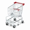 Melissa & Doug Shopping Cart Toy - Metal Grocery Wagon