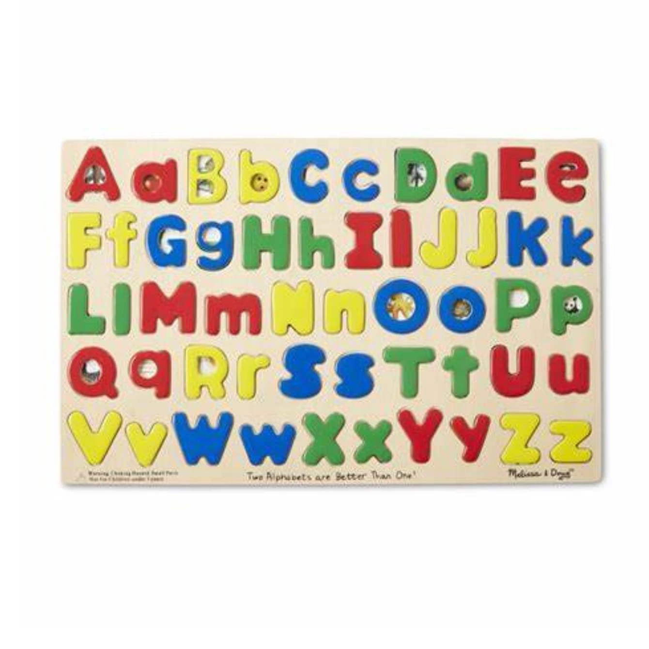 Melissa & Doug Upper & Lower Case Alphabet Puzzle 1 Melissa & Doug Upper & Lower Case Alphabet Puzzle