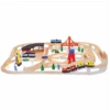 Melissa & Doug Melissa And Doug Large Wooden Railway Set
